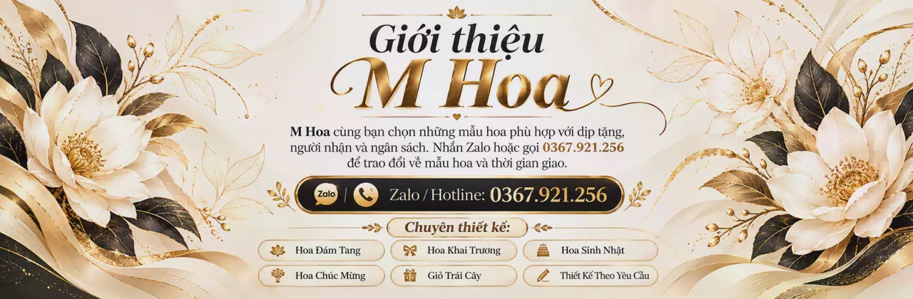 Ảnh bìa Shop hoa tươi Phường Dĩ An Hồ Chí Minh - Từ lời nhắn đến món hoa vừa ý